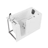 30 in. x 60 in. Left Drain Quick Fill Walk-In Whirlpool and Air Tub with Powered Fast Drain in White