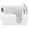 53 - 60 in. x 26 in. Right Drain Soaking Walk-in Tub in White