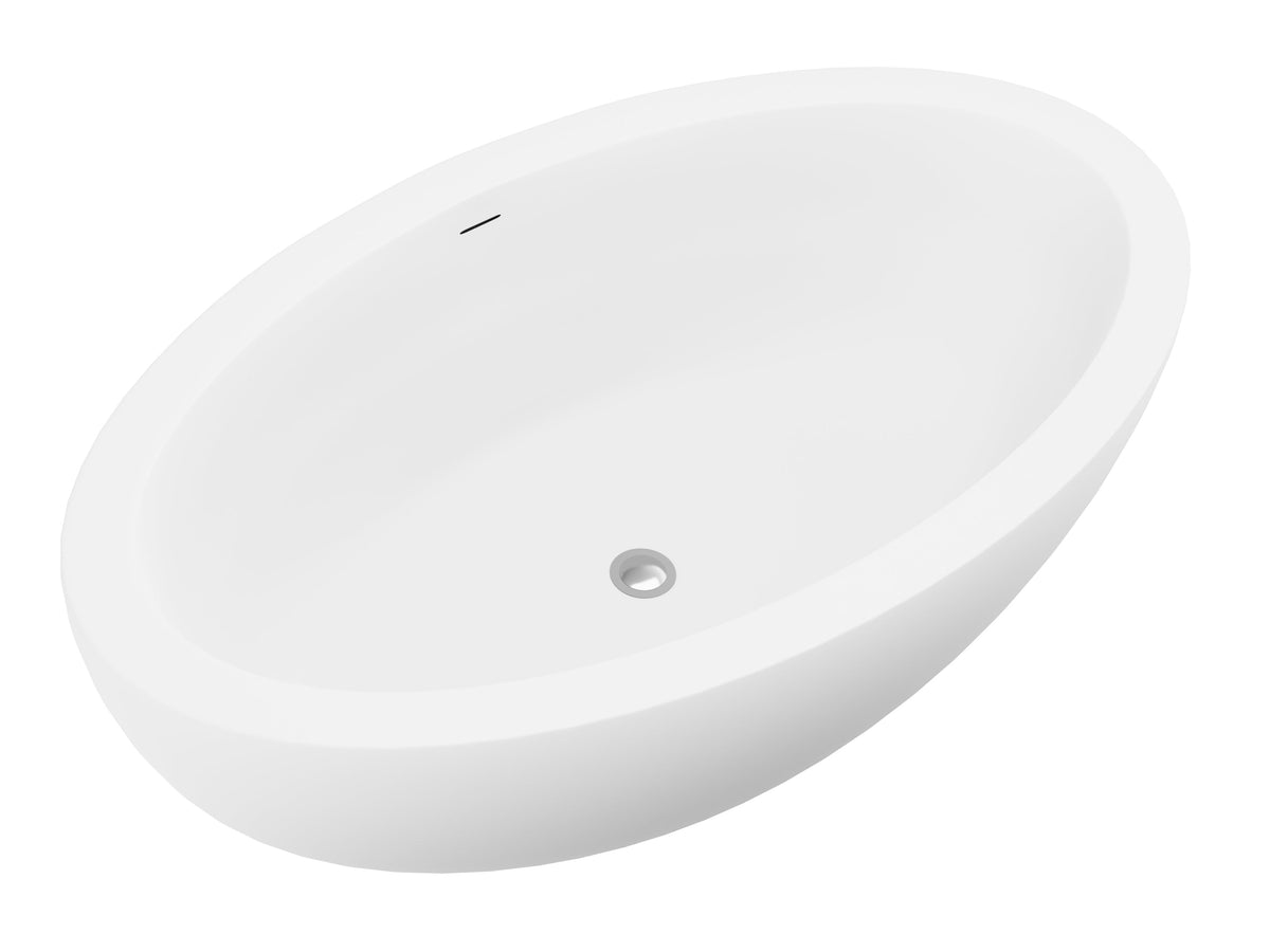 FT-AZ504 freestanding bathtub - front angled view