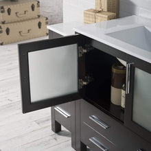 Load image into Gallery viewer, Blossom Sydney 60&quot; Vanity, White, Espresso, Metal Grey, Side Cabinet
