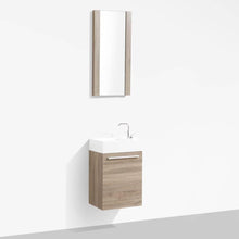 Load image into Gallery viewer, Blossom Colmar 18 Inch Vanity Base in White / Cart Oak / Dark Oak / Navy Blue. Available with Acrylic Sink / Acrylic Sink + Mirror - The Bath Vanities