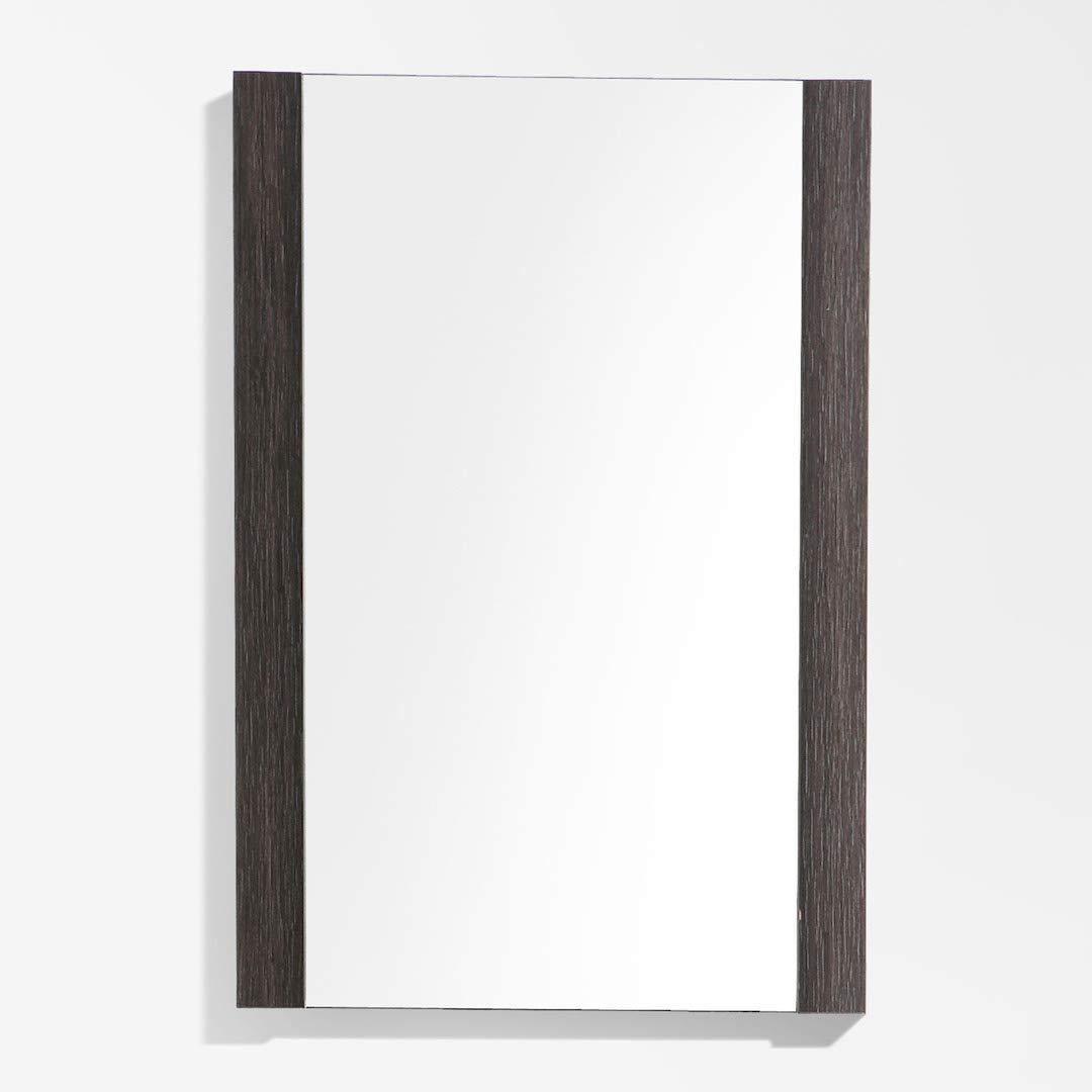 Blossom Barcelona 24 Inch Vanity Base in White / Dark Oak. Available with Acrylic Sink / Acrylic Sink + Mirror - The Bath Vanities