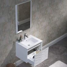 Load image into Gallery viewer, Blossom Paris 30 Inch Vanity Base in White. Available with Ceramic Sink / Ceramic Sink + Mirror - The Bath Vanities