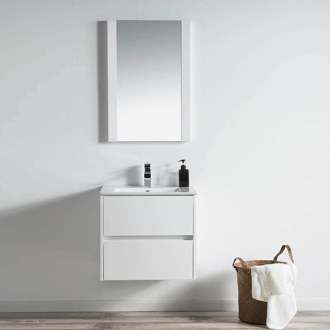 Blossom Valencia 24" Single Vanity, Mirror, Mirrored Medicine Cabinet