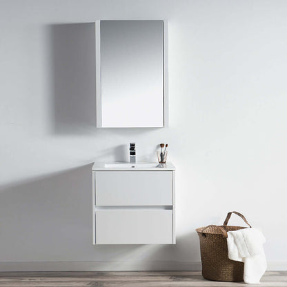 Blossom Valencia 30" Single Vanity, Mirror, Mirrored Medicine Cabinet