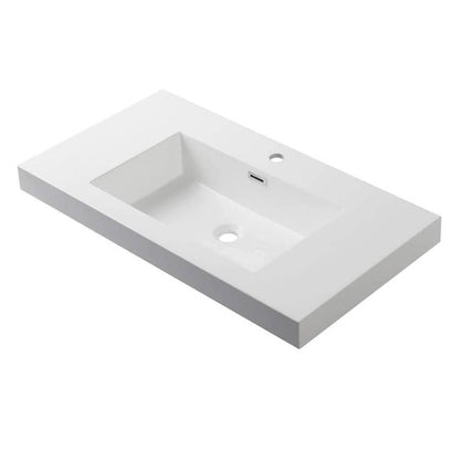 Blossom Berlin 24 Inch Vanity Base in White. Available with Acrylic Sink - The Bath Vanities