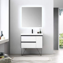 Load image into Gallery viewer, Blossom Berlin 36 Inch Vanity Base in White. Available with Acrylic Sink - The Bath Vanities