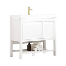 Load image into Gallery viewer, Blossom Vienna 36” White Vanity with Acrylic Sink - The Bath Vanities