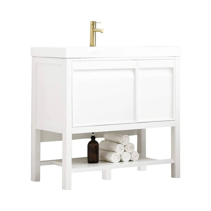 Blossom Vienna 36” White Vanity with Acrylic Sink - The Bath Vanities