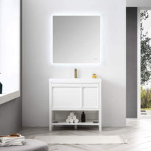 Load image into Gallery viewer, Blossom Vienna 36” White Vanity with Acrylic Sink