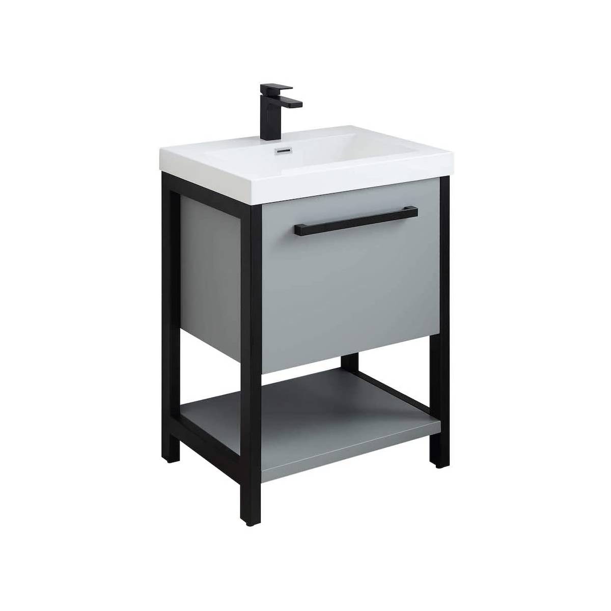 Blossom Riga 24” Metal Gray Vanity