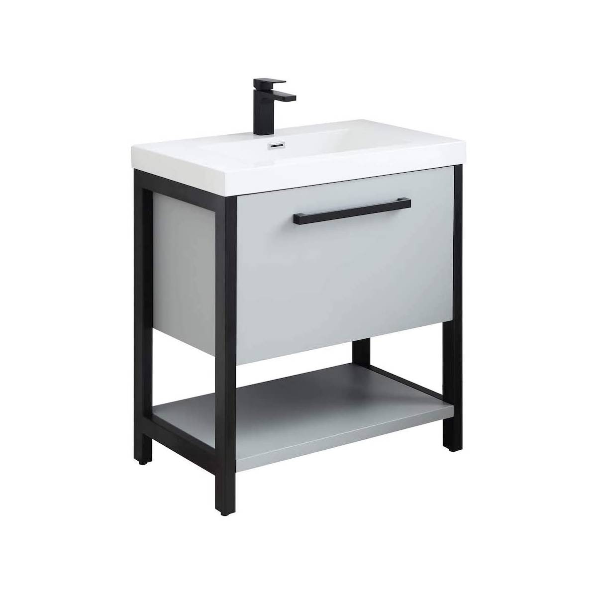 Blossom Riga 30” Metal Gray Vanity