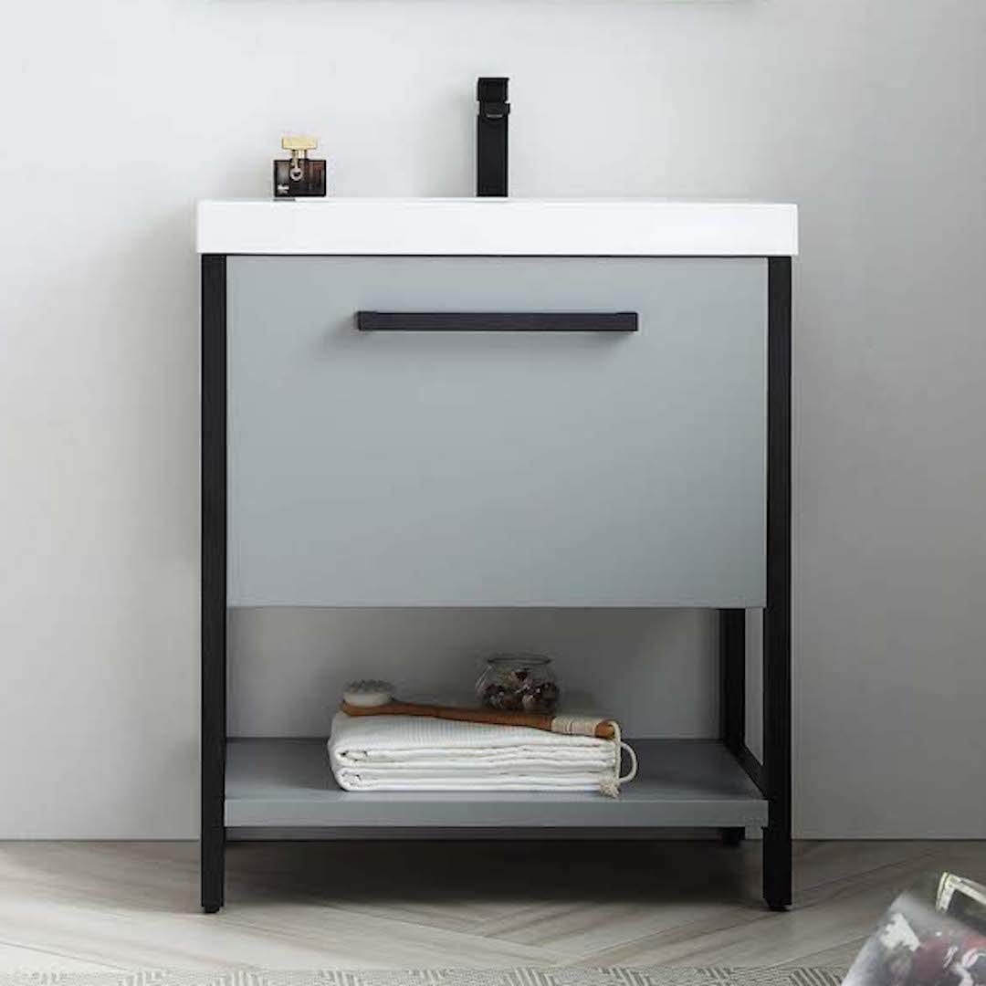 Blossom Riga 30” Metal Gray Vanity