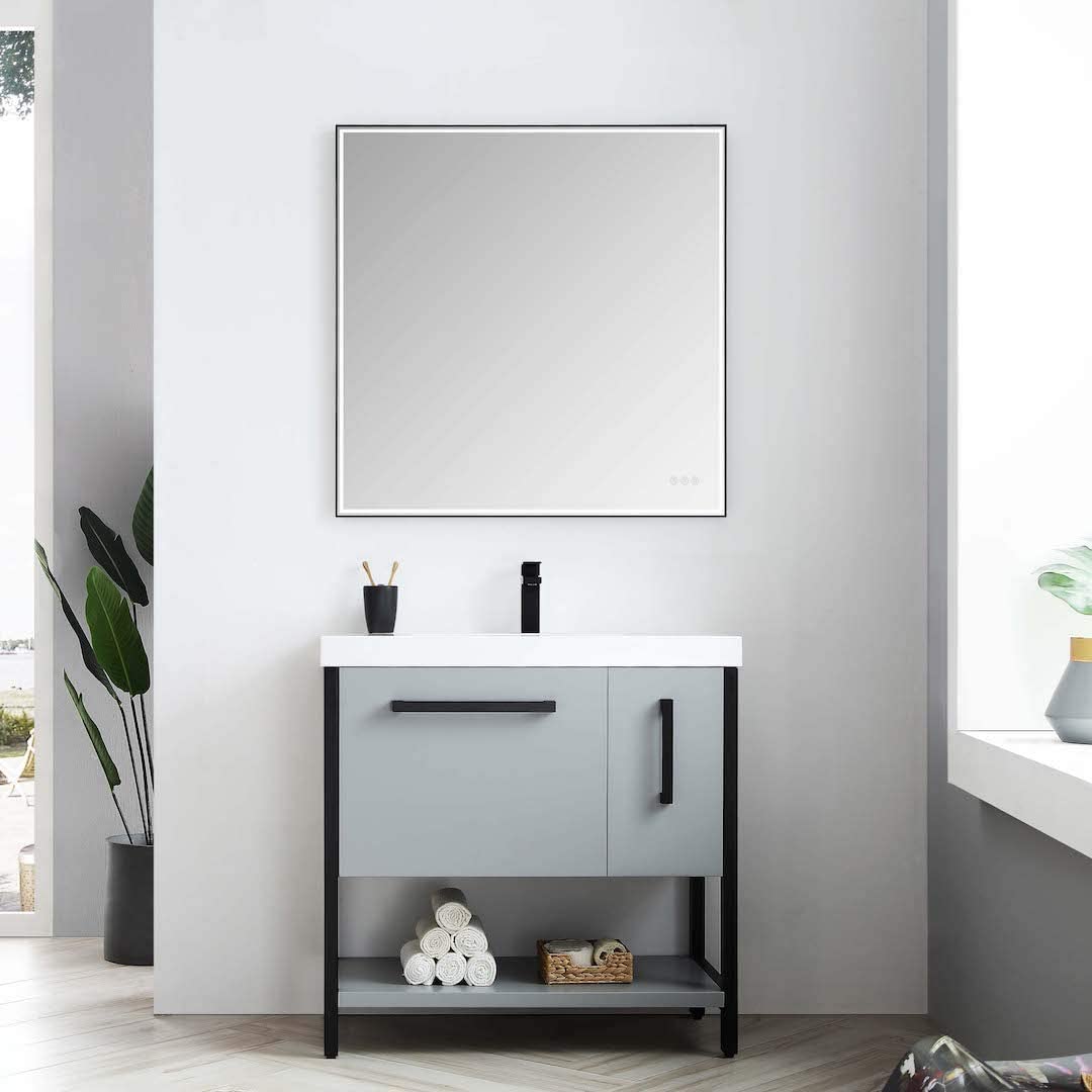 Blossom Riga 36” Metal Gray Vanity