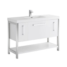 Load image into Gallery viewer, Blossom Riga 48” White Single / Double Sink Vanity