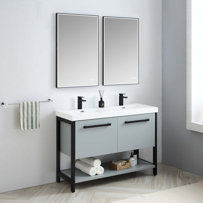 Blossom Riga 48” Metal Gray Double Vanity