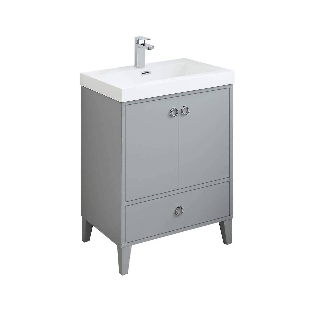 Blossom Lyon 24” Metal Gray Vanity