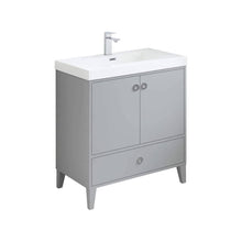 Load image into Gallery viewer, Blossom Lyon 30” Metal Gray Vanity