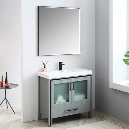 Blossom Birmingham 36” Matte Gray Vanity