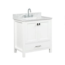 Load image into Gallery viewer, Blossom Geneva Single Sink Freestanding Bathroom Vanity With Countertop, 30&quot;, White