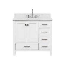 Load image into Gallery viewer, Blossom Geneva Single Sink Freestanding Bathroom Vanity With Countertop, 36&quot;, White
