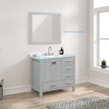 Load image into Gallery viewer, Blossom Geneva Single Sink Freestanding Bathroom Vanity With Countertop, 36&quot;, Gray