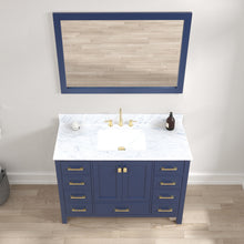 Load image into Gallery viewer, Blossom Geneva Single Sink Freestanding Bathroom Vanity With Countertop, 48&quot;, Blue