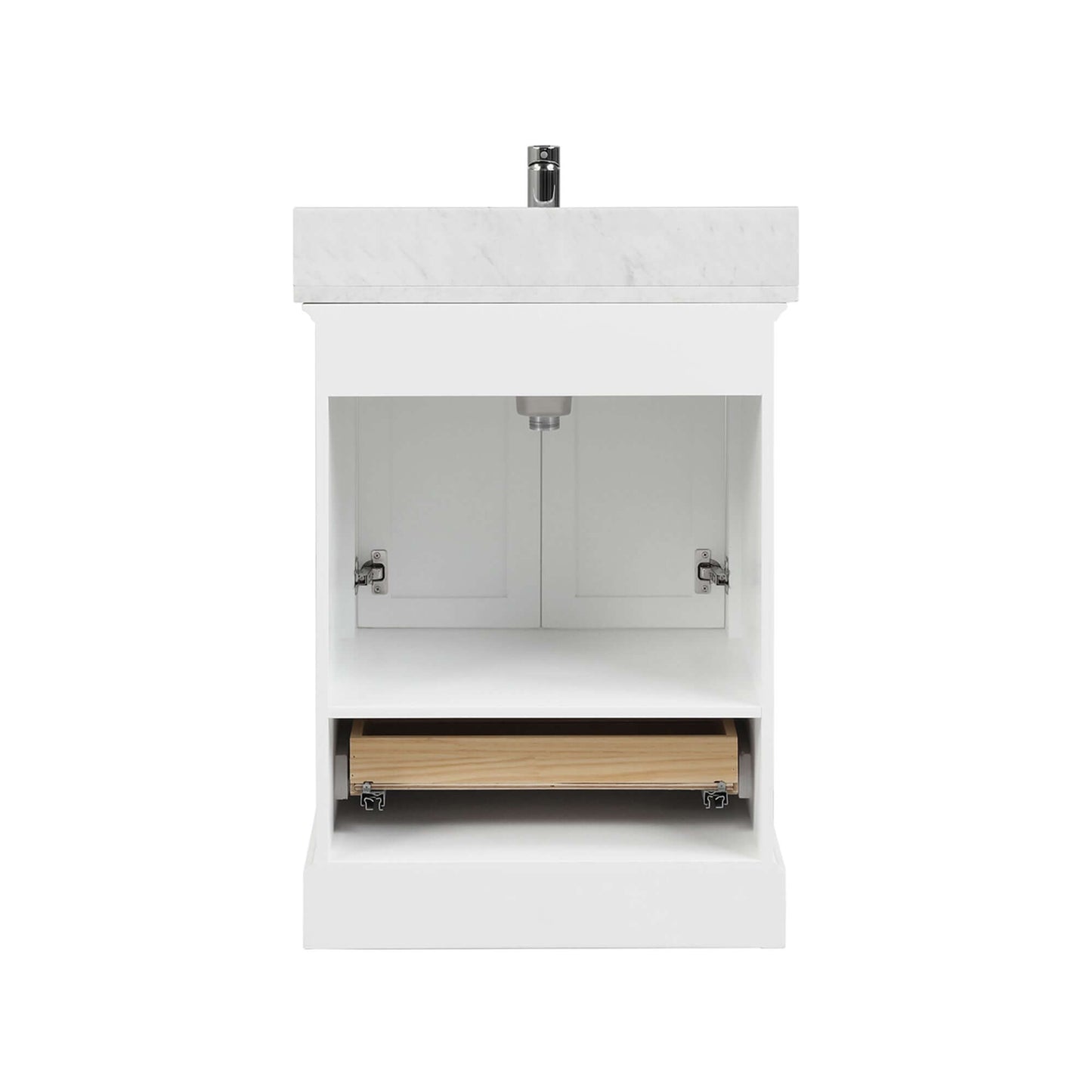 Blossom Copenhagen Freestanding Bath Single Sink Vanity, Top, Undermount Sink & Mirror