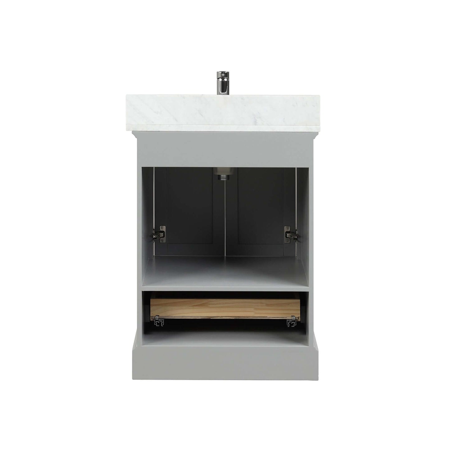 Blossom Copenhagen Freestanding Bath Single Sink Vanity, Top, Undermount Sink & Mirror