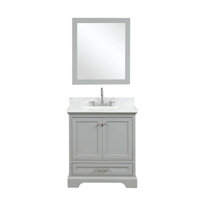 Blossom Copenhagen Freestanding Bath Single Sink Vanity, Top, Undermount Sink & Mirror