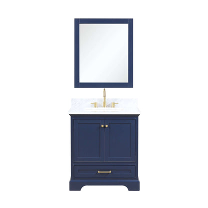 Blossom Copenhagen Freestanding Bath Single Sink Vanity, Top, Undermount Sink & Mirror