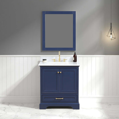 Blossom Copenhagen Freestanding Bath Single Sink Vanity, Top, Undermount Sink & Mirror