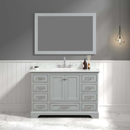 Blossom Copenhagen Freestanding Bath Single Sink Vanity, Top, Undermount Sink & Mirror