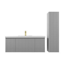 Load image into Gallery viewer, Blossom Positano 48&quot; Floating Bathroom Vanity Single/ Double Sink &amp; 2 Side Cabinet