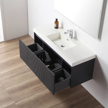 Load image into Gallery viewer, Blossom Positano 48&quot; Floating Bathroom Vanity &amp; 2 Side Cabinet, Blue, Single Sink