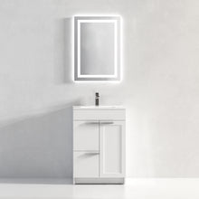 Load image into Gallery viewer, Blossom Hanover Freestanding Bathroom Vanity with Ceramic Sink, 24&quot;, White