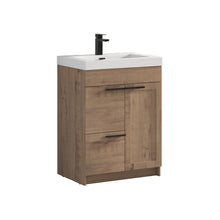 Load image into Gallery viewer, Blossom Hanover Freestanding Bathroom Vanity with acrylic Sink, 24&quot;, Classic Oak