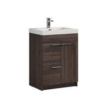 Load image into Gallery viewer, Blossom Hanover Freestanding Bathroom Vanity with acrylic Sink, 24&quot;, Cali Walnut