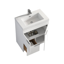 Load image into Gallery viewer, Blossom Hanover Freestanding Bathroom Vanity with acrylic Sink, 30&quot;, White