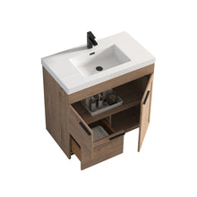 Load image into Gallery viewer, Blossom Hanover Freestanding Bathroom Vanity with acrylic Sink, 36&quot;, Classic Oak 