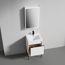Load image into Gallery viewer, Blossom Turin Freestanding Bathroom Freestanding Vanity with Acrylic Sink - Available in 20&quot;, 24&quot;, 30&quot;, 36&quot; Sizes and Multiple Finishes