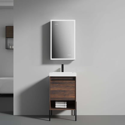 Blossom Turin Freestanding Bathroom Freestanding Vanity with Acrylic Sink - Available in 20", 24", 30", 36" Sizes and Multiple Finishes