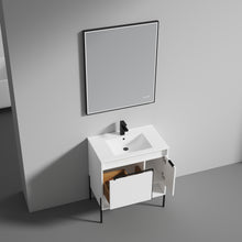Load image into Gallery viewer, Blossom Turin Compact FreeStanding Vanity with Ceramic Sink for Small Bathrooms