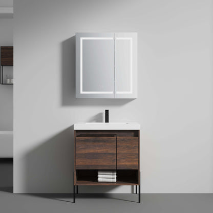 Blossom Turin Freestanding Bathroom Freestanding Vanity with Acrylic Sink - Available in 20", 24", 30", 36" Sizes and Multiple Finishes