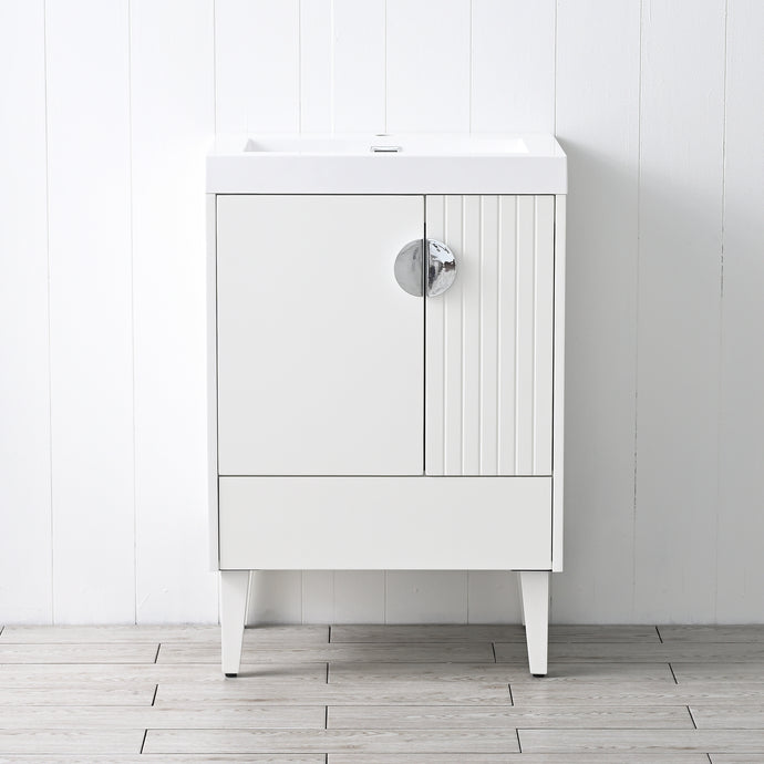 Compact Freestanding Blossom Oslo Vanity for Small Bathroom, 24