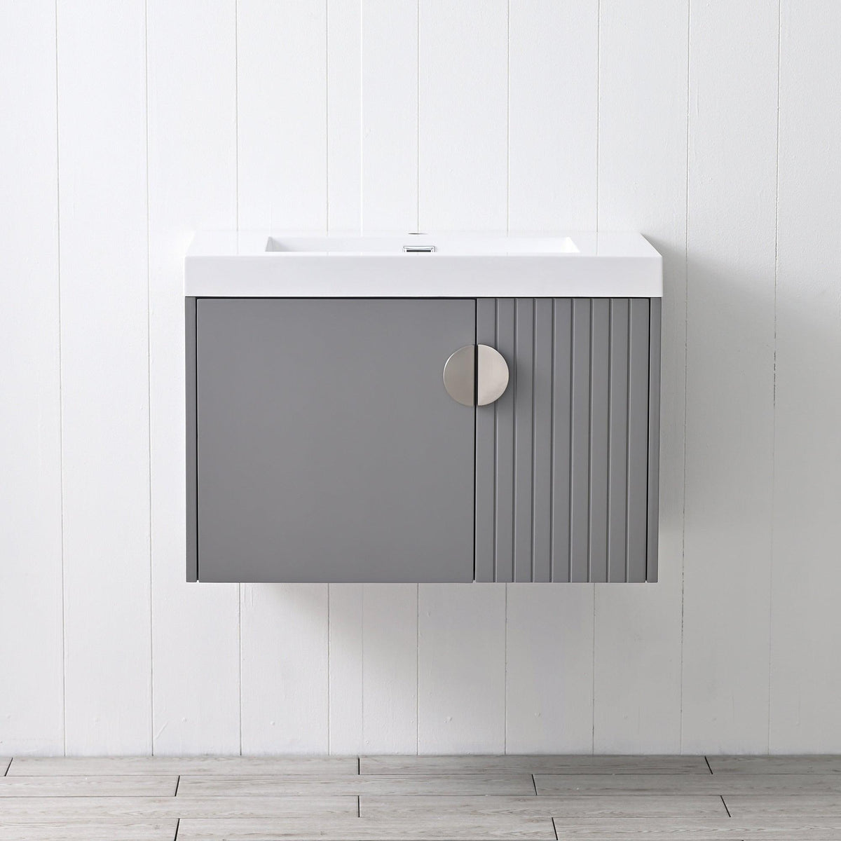 Blossom Moss Floating Bathroom Vanity with Sink, 30", Gray