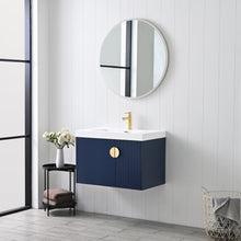 Load image into Gallery viewer, Blossom Moss Floating Bathroom Vanity with Sink, 30&quot;, Blue