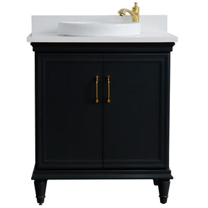 Bellaterra 31" Wood Single Vanity w/ Counter Top and Sink 400800-31-DG-WERD