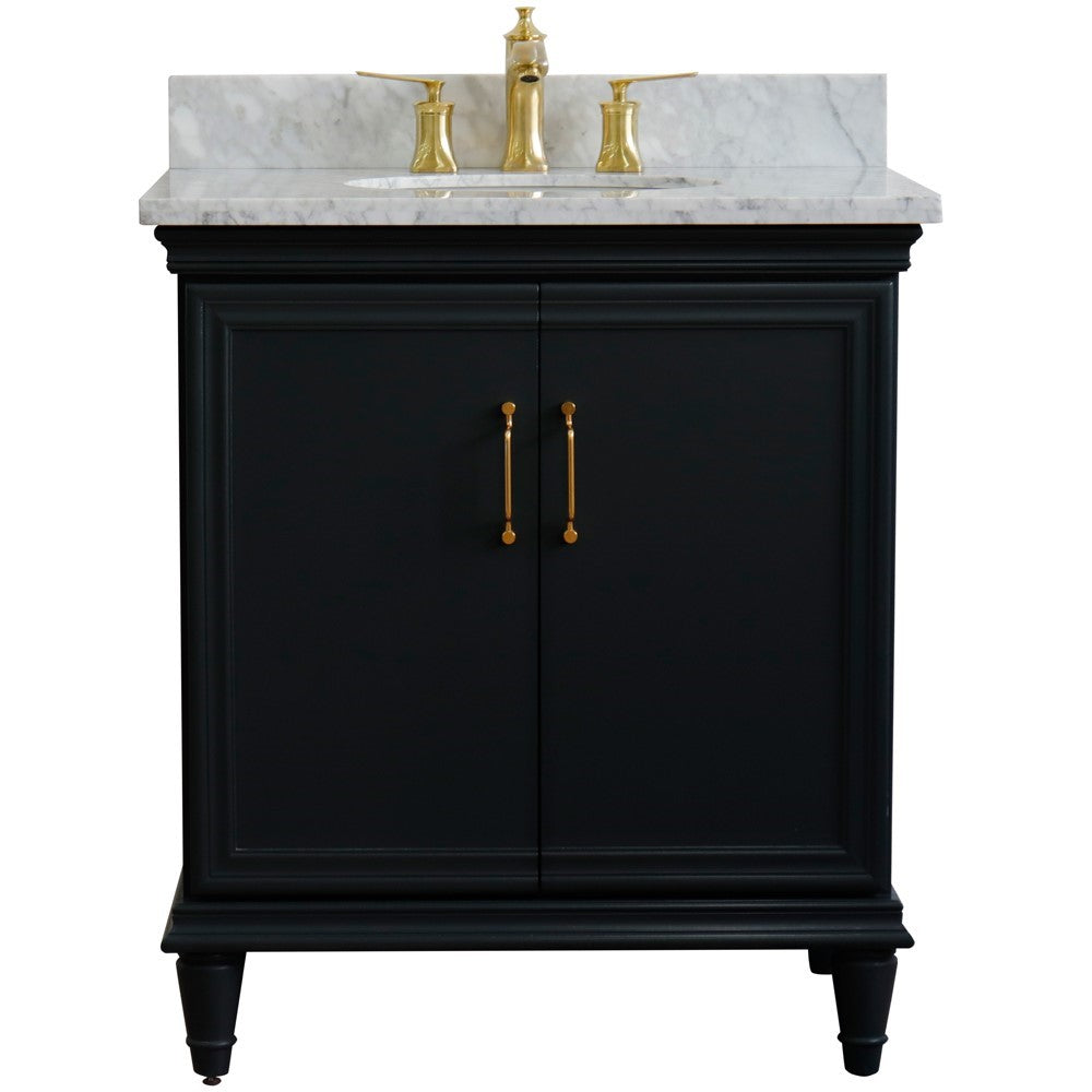 Bellaterra 31" Wood Single Vanity w/ Counter Top and Sink 400800-31-DG-WMO