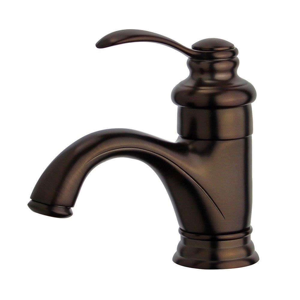 Bellaterra Barcelona Single Handle Bathroom Vanity Faucet 10118A1-ORB-WO (Oil Rubbed Bronze)